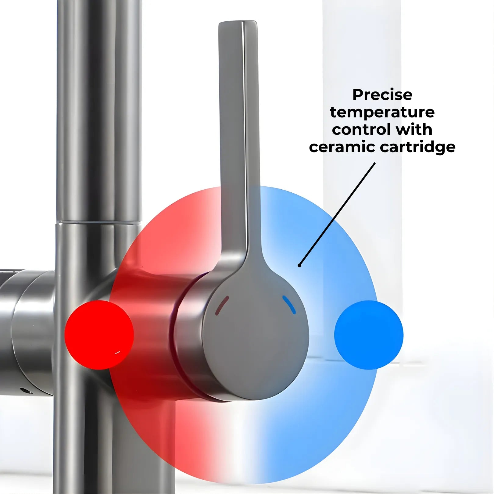 Tume Pull-Out Kitchen Tap with Temperature Display