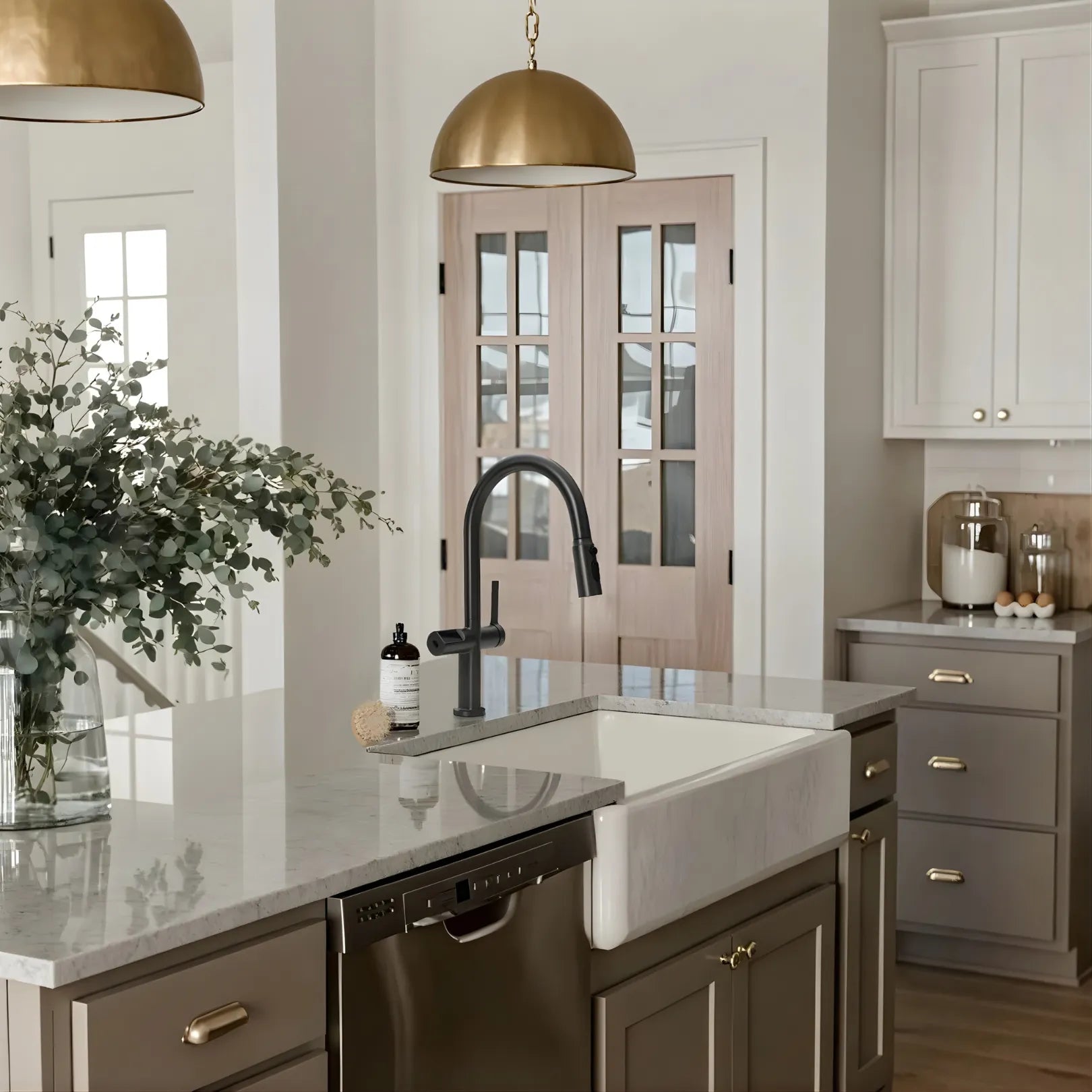 Tume Pull-Out Kitchen Tap with Temperature Display