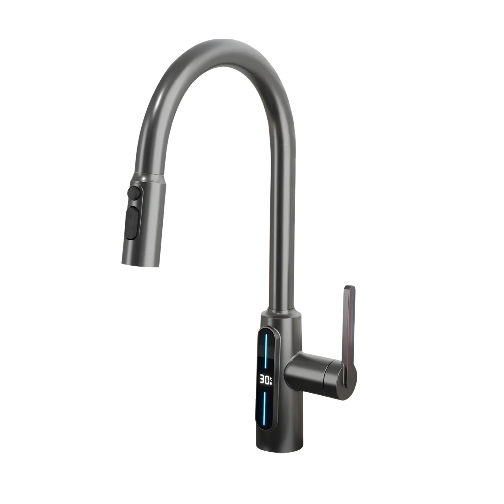 Kona Pull-Out Kitchen Tap With Temperature Display
