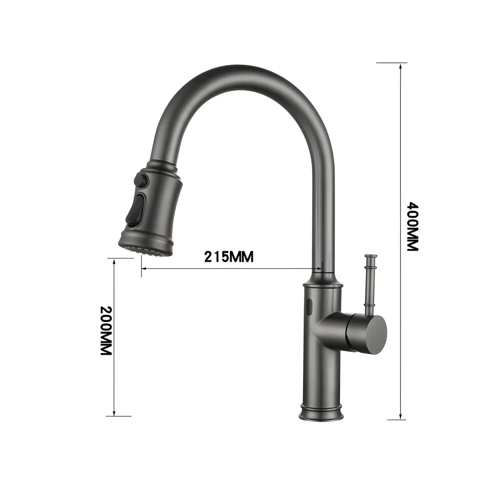 Manu Touchless Pull-Out Kitchen Tap